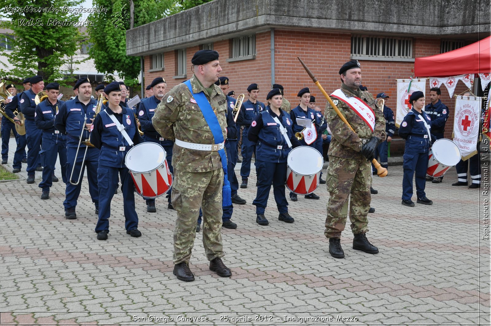 San Giorgio Canavese - 25 aprile 2012 - Inaugurazione Mezzo - Croce Rossa Italiana - Ispettorato Regionale Volontari del Soccorso Piemonte