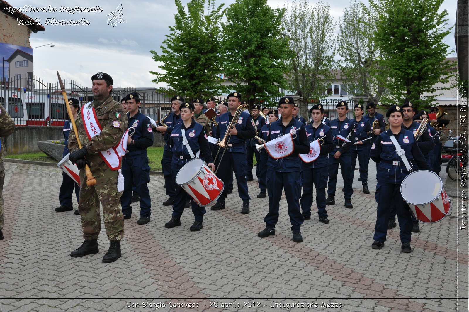 San Giorgio Canavese - 25 aprile 2012 - Inaugurazione Mezzo - Croce Rossa Italiana - Ispettorato Regionale Volontari del Soccorso Piemonte