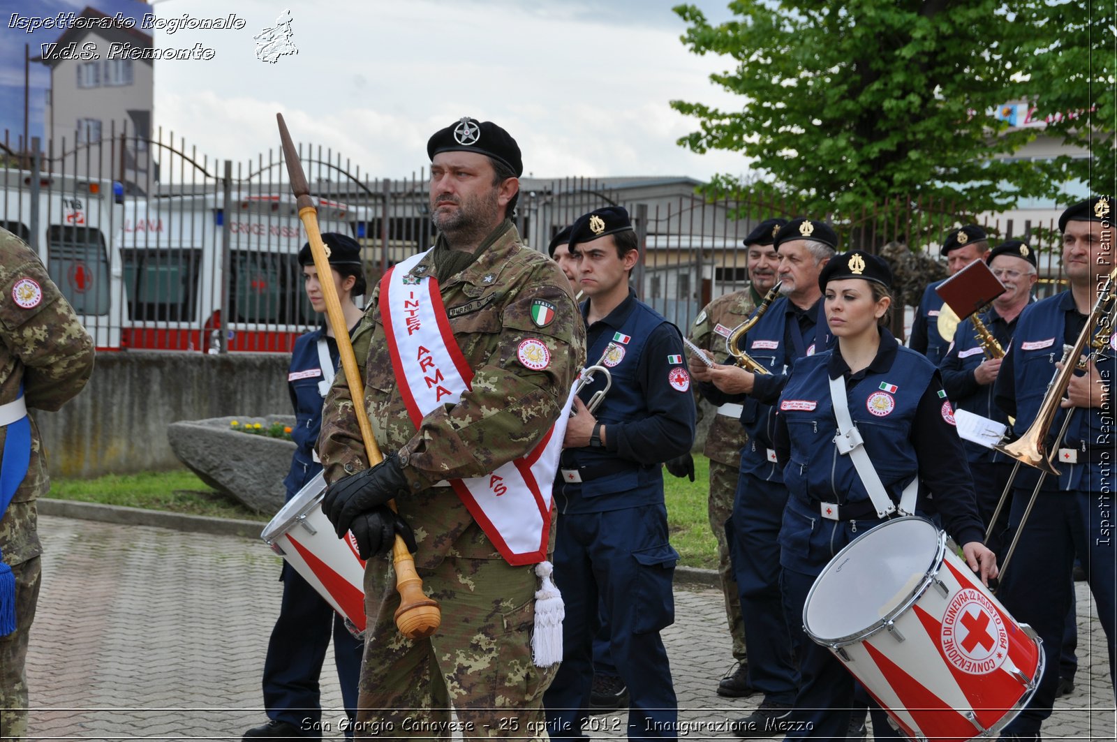 San Giorgio Canavese - 25 aprile 2012 - Inaugurazione Mezzo - Croce Rossa Italiana - Ispettorato Regionale Volontari del Soccorso Piemonte