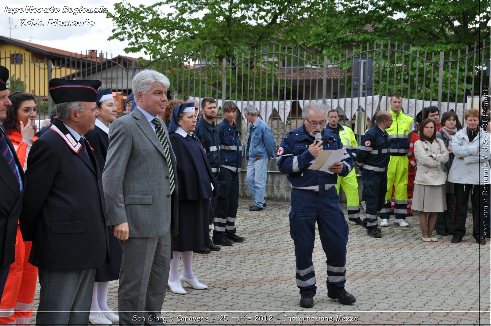 San Giorgio Canavese - 25 aprile 2012 - Inaugurazione Mezzo - Croce Rossa Italiana - Ispettorato Regionale Volontari del Soccorso Piemonte