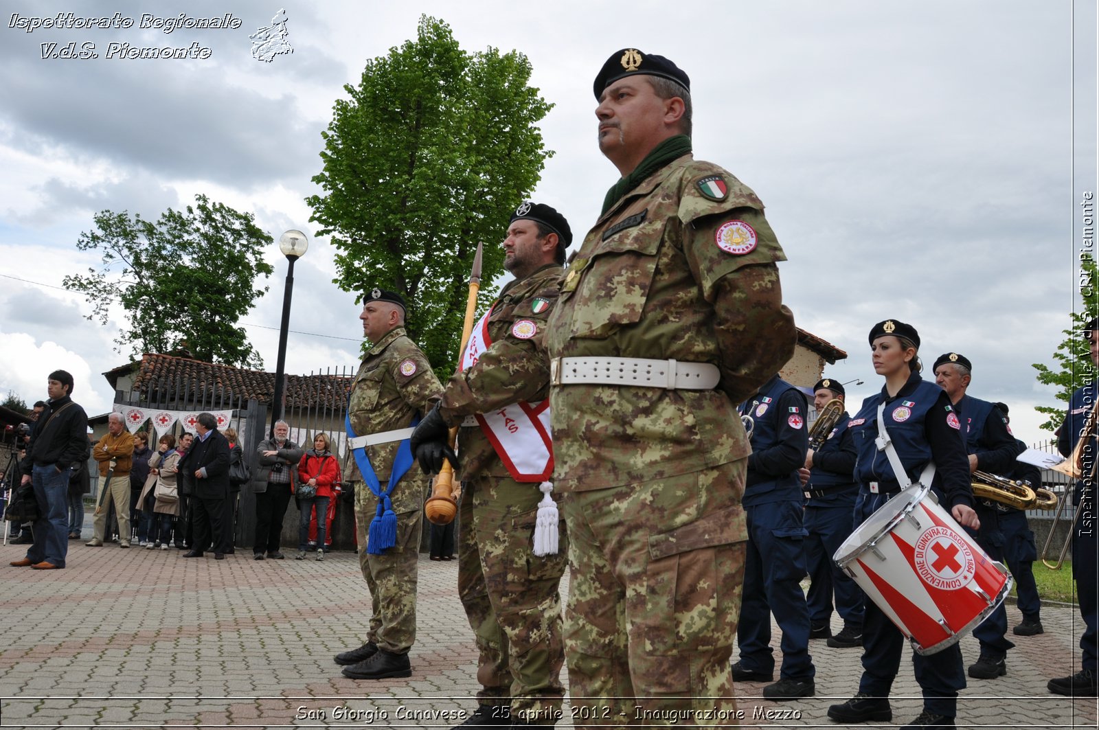 San Giorgio Canavese - 25 aprile 2012 - Inaugurazione Mezzo - Croce Rossa Italiana - Ispettorato Regionale Volontari del Soccorso Piemonte