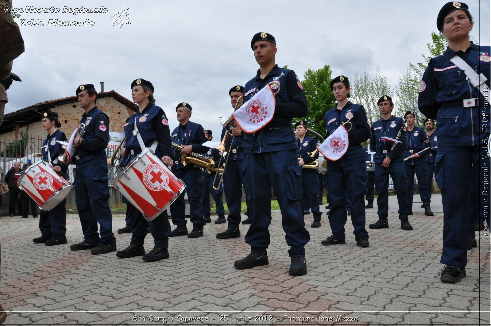 San Giorgio Canavese - 25 aprile 2012 - Inaugurazione Mezzo - Croce Rossa Italiana - Ispettorato Regionale Volontari del Soccorso Piemonte