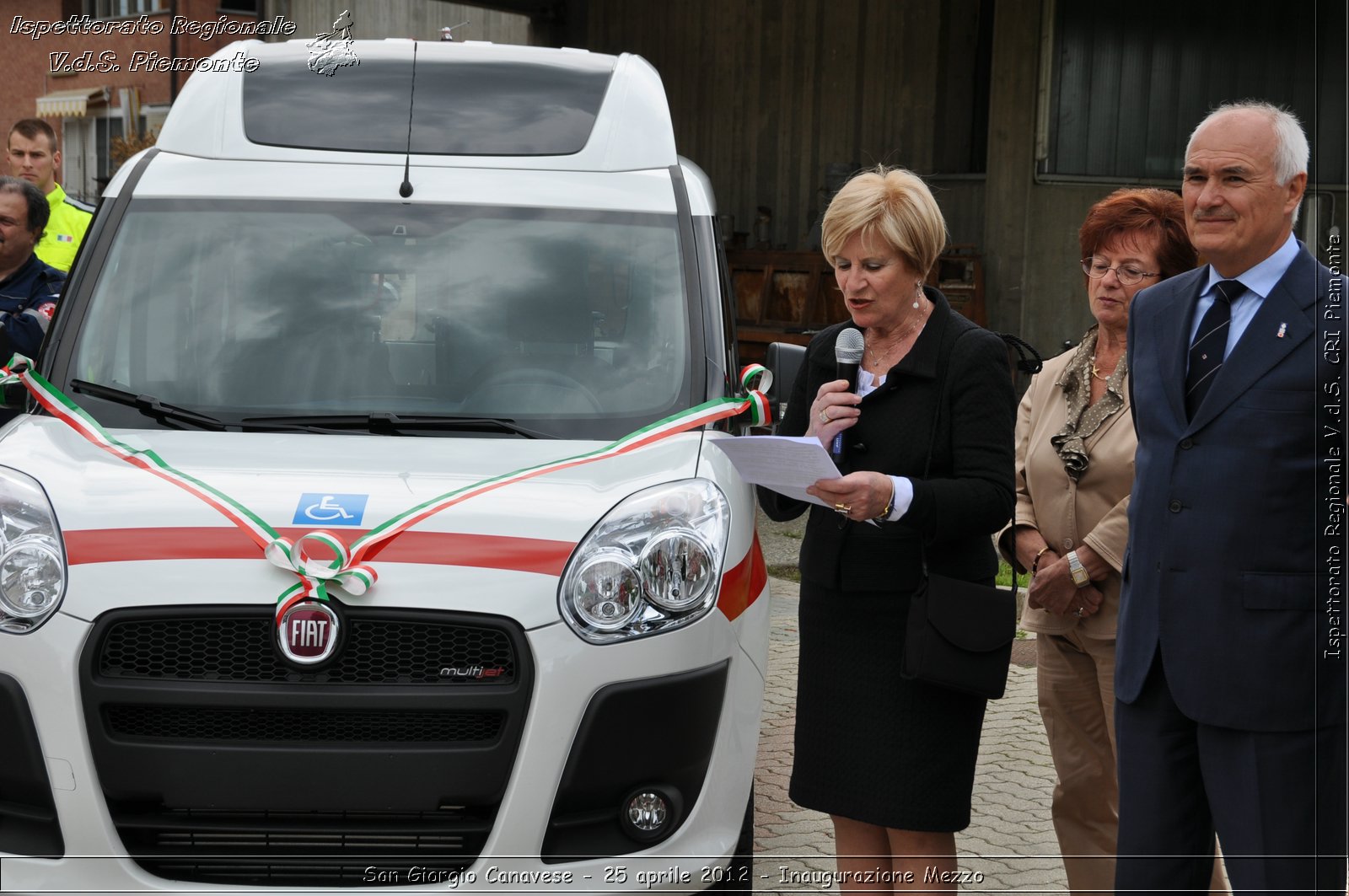 San Giorgio Canavese - 25 aprile 2012 - Inaugurazione Mezzo - Croce Rossa Italiana - Ispettorato Regionale Volontari del Soccorso Piemonte