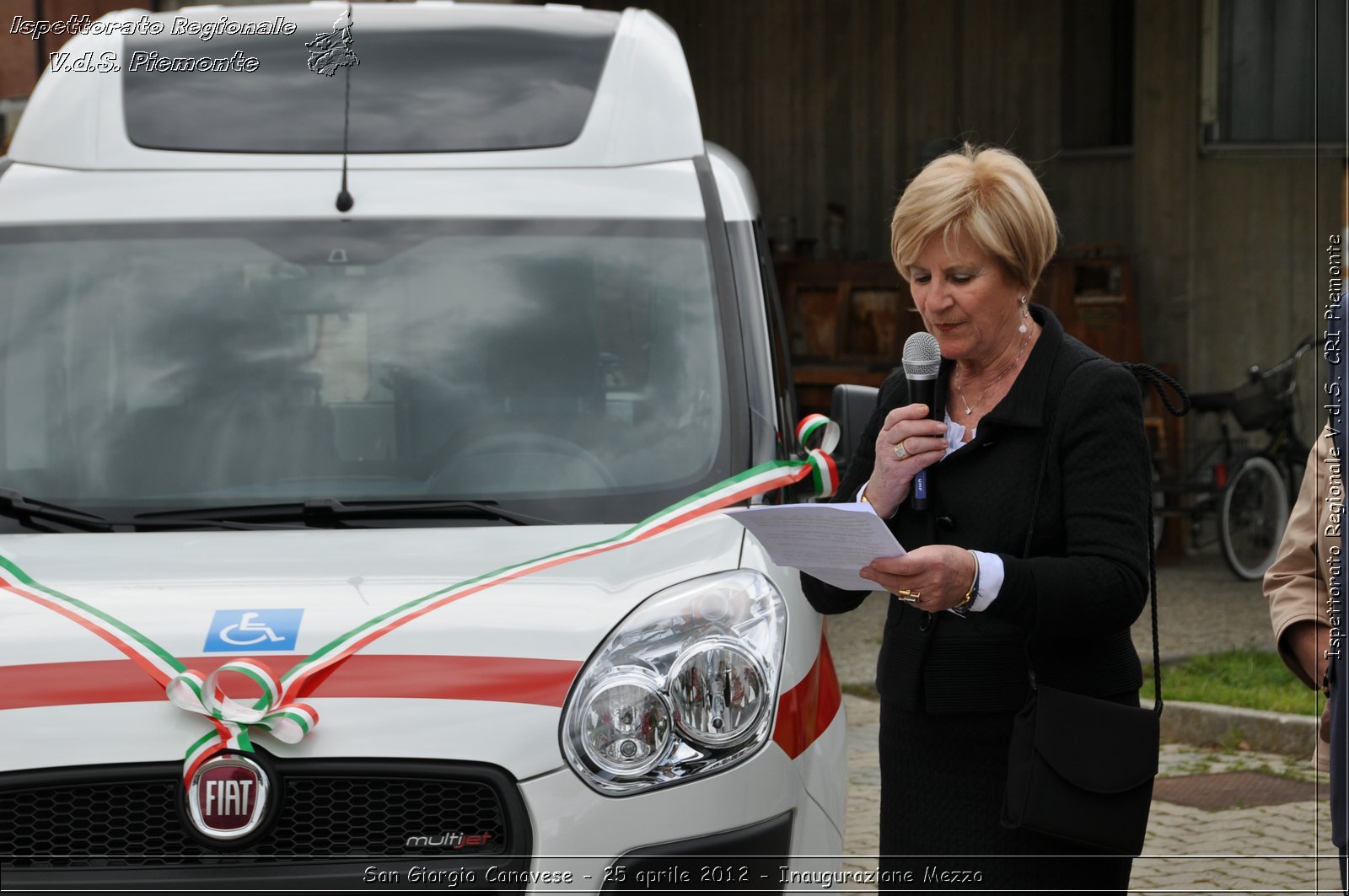 San Giorgio Canavese - 25 aprile 2012 - Inaugurazione Mezzo - Croce Rossa Italiana - Ispettorato Regionale Volontari del Soccorso Piemonte