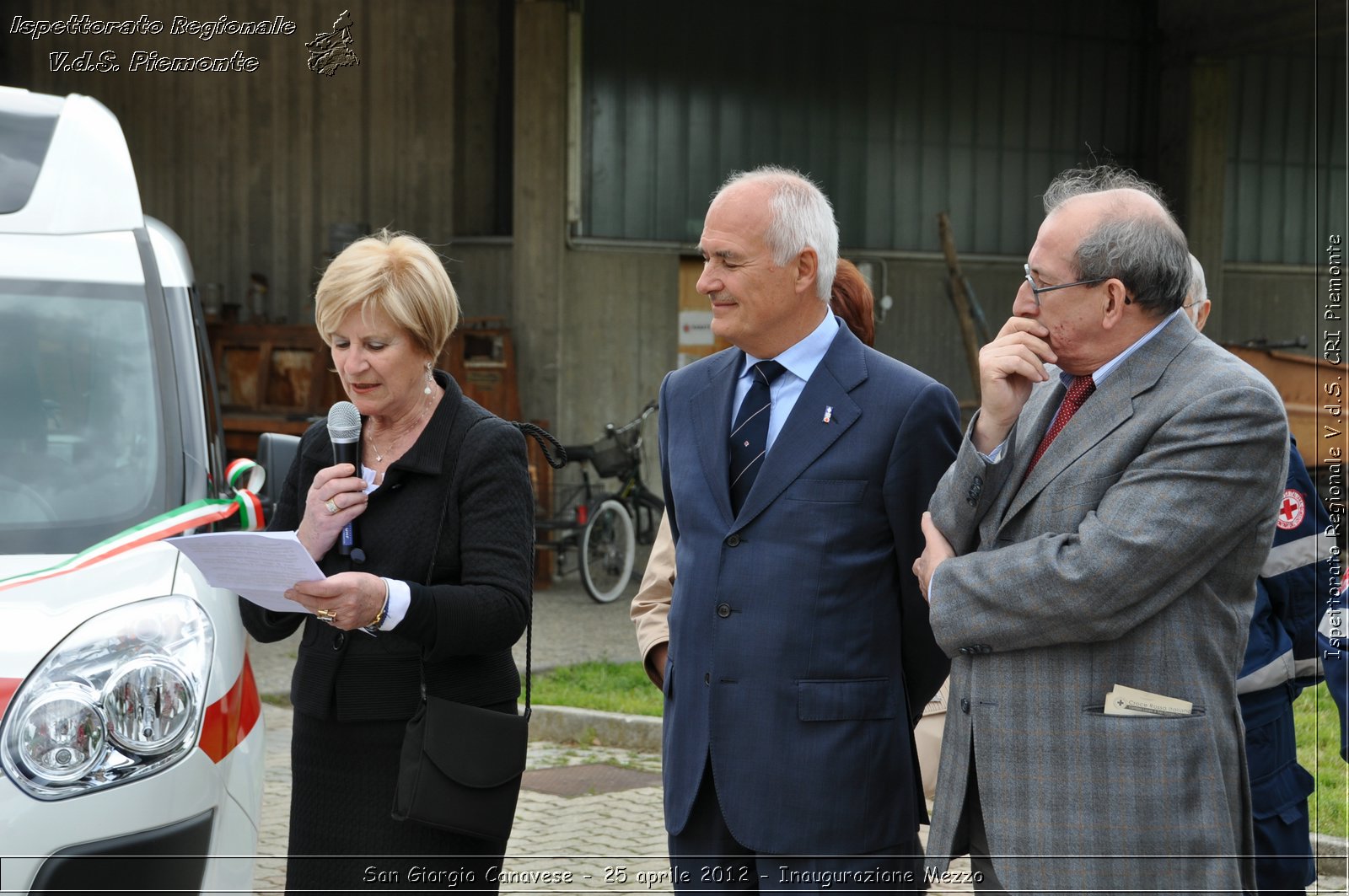 San Giorgio Canavese - 25 aprile 2012 - Inaugurazione Mezzo - Croce Rossa Italiana - Ispettorato Regionale Volontari del Soccorso Piemonte