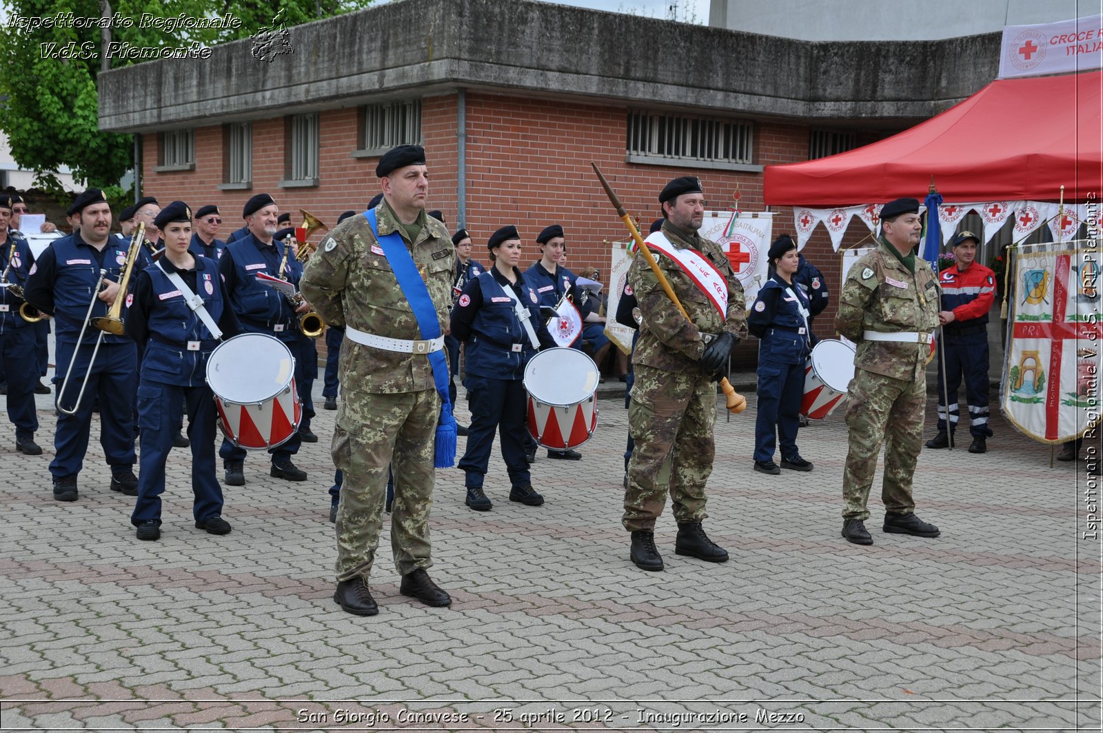 San Giorgio Canavese - 25 aprile 2012 - Inaugurazione Mezzo - Croce Rossa Italiana - Ispettorato Regionale Volontari del Soccorso Piemonte