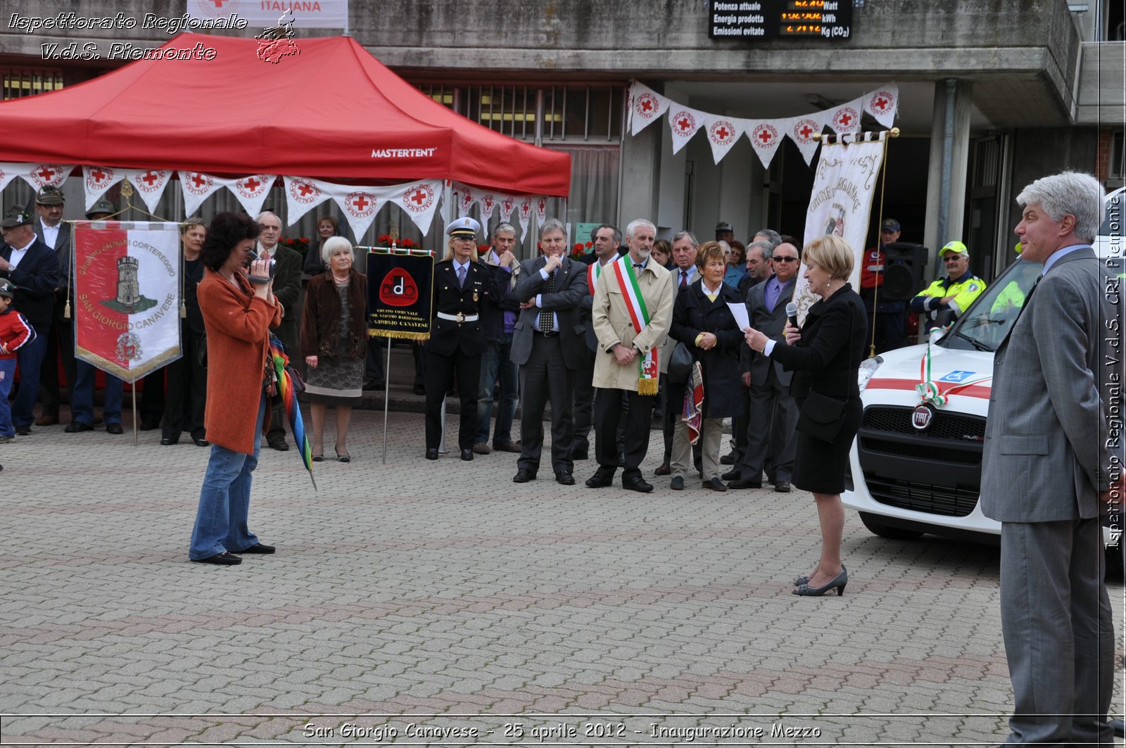 San Giorgio Canavese - 25 aprile 2012 - Inaugurazione Mezzo - Croce Rossa Italiana - Ispettorato Regionale Volontari del Soccorso Piemonte