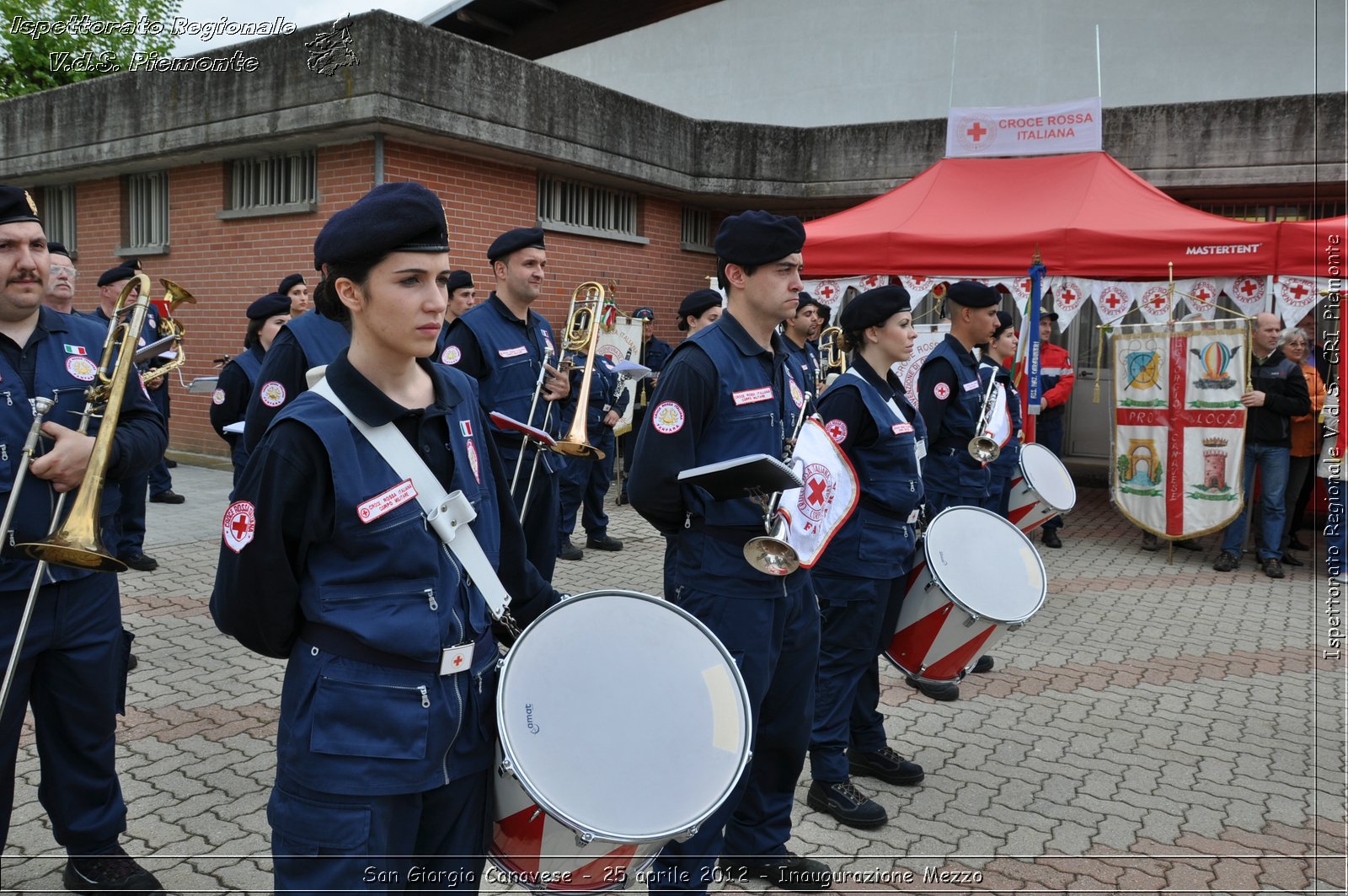 San Giorgio Canavese - 25 aprile 2012 - Inaugurazione Mezzo - Croce Rossa Italiana - Ispettorato Regionale Volontari del Soccorso Piemonte