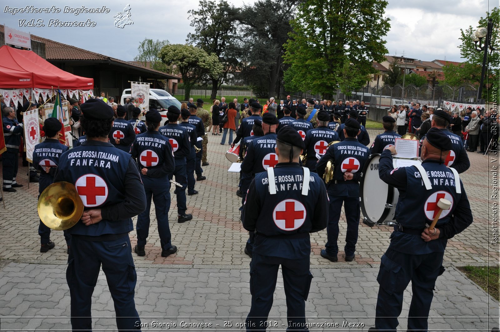 San Giorgio Canavese - 25 aprile 2012 - Inaugurazione Mezzo - Croce Rossa Italiana - Ispettorato Regionale Volontari del Soccorso Piemonte