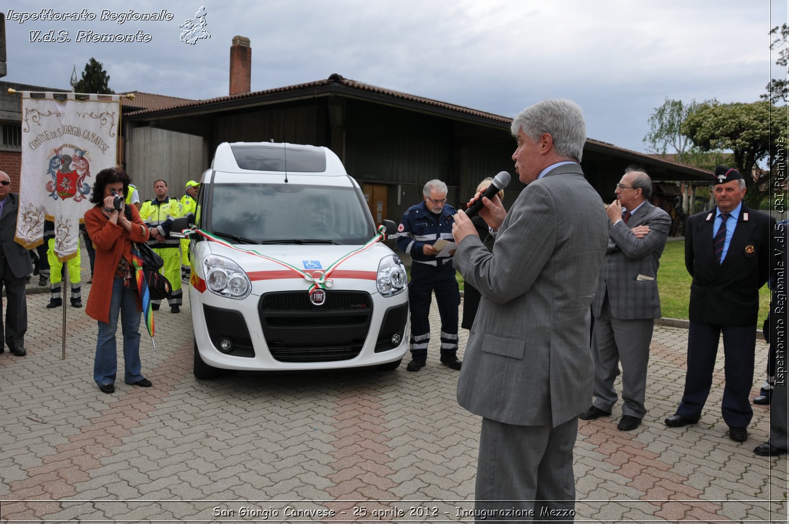 San Giorgio Canavese - 25 aprile 2012 - Inaugurazione Mezzo - Croce Rossa Italiana - Ispettorato Regionale Volontari del Soccorso Piemonte