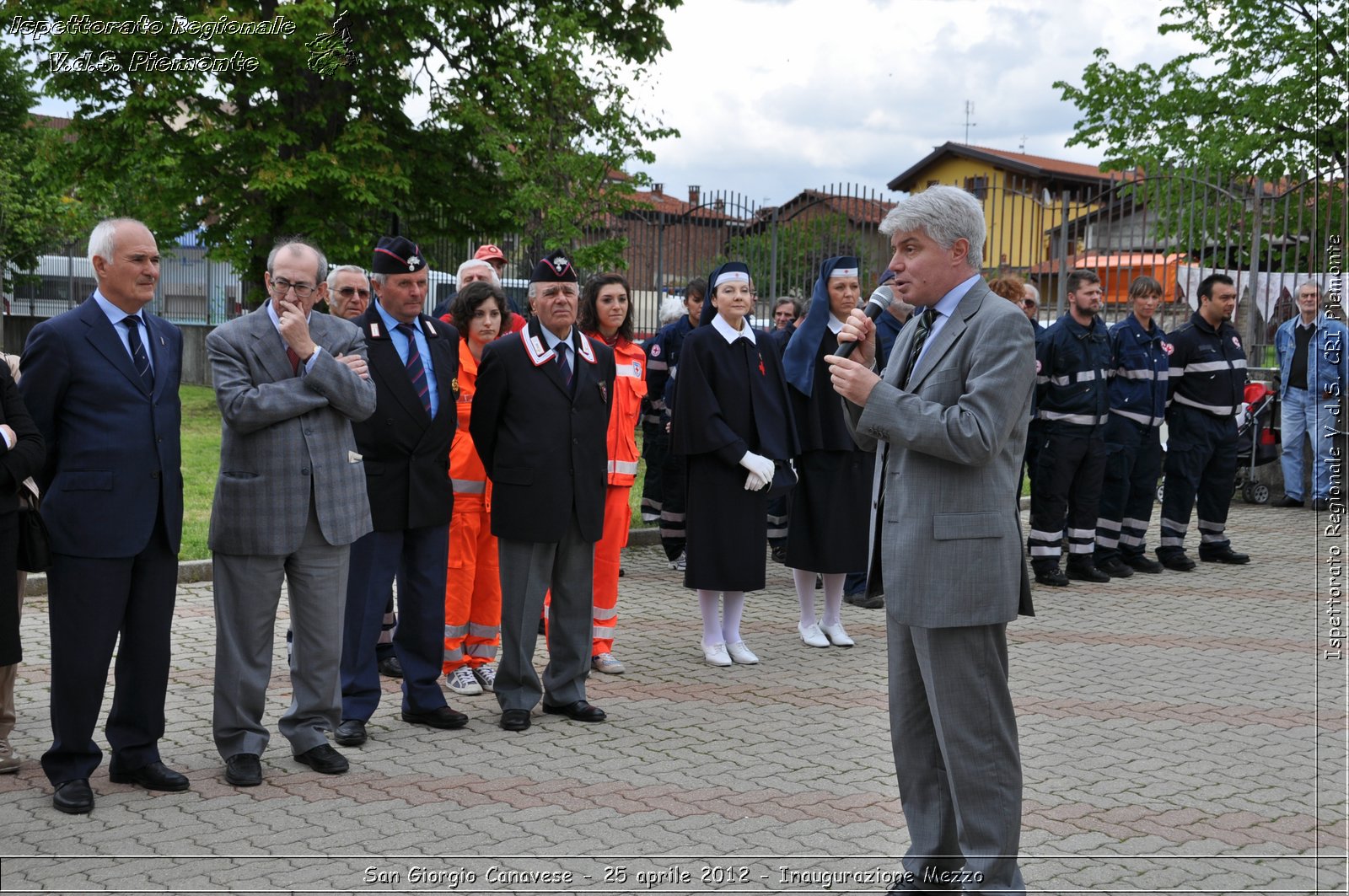 San Giorgio Canavese - 25 aprile 2012 - Inaugurazione Mezzo - Croce Rossa Italiana - Ispettorato Regionale Volontari del Soccorso Piemonte