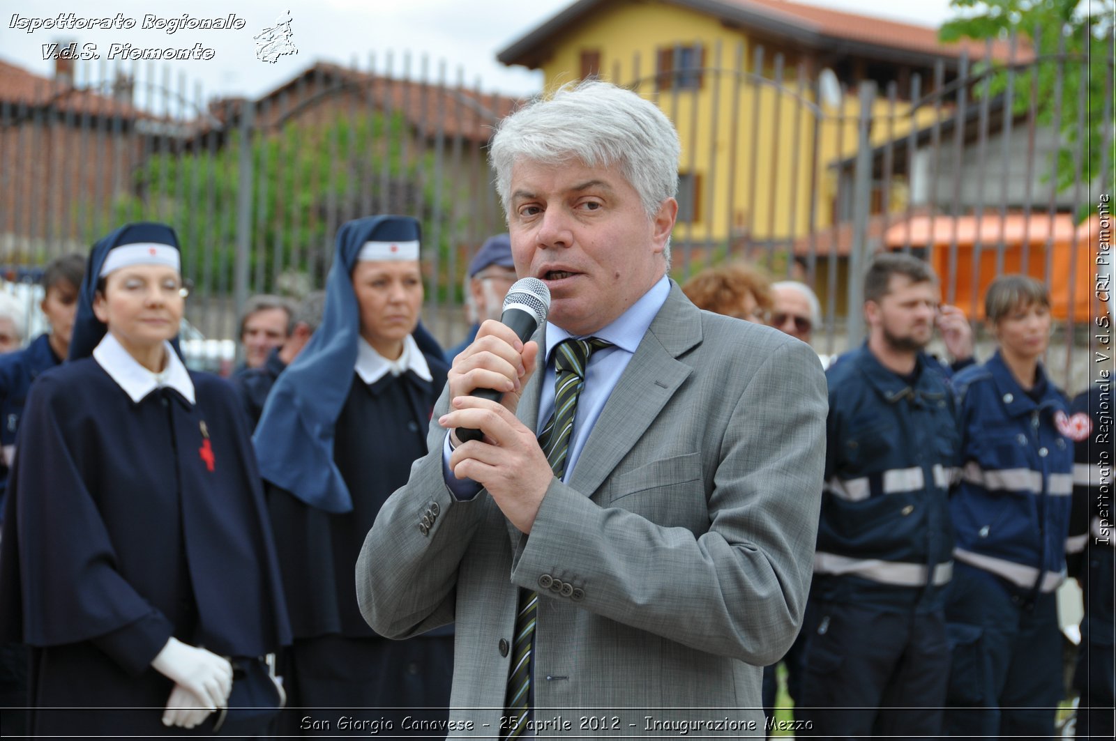 San Giorgio Canavese - 25 aprile 2012 - Inaugurazione Mezzo - Croce Rossa Italiana - Ispettorato Regionale Volontari del Soccorso Piemonte