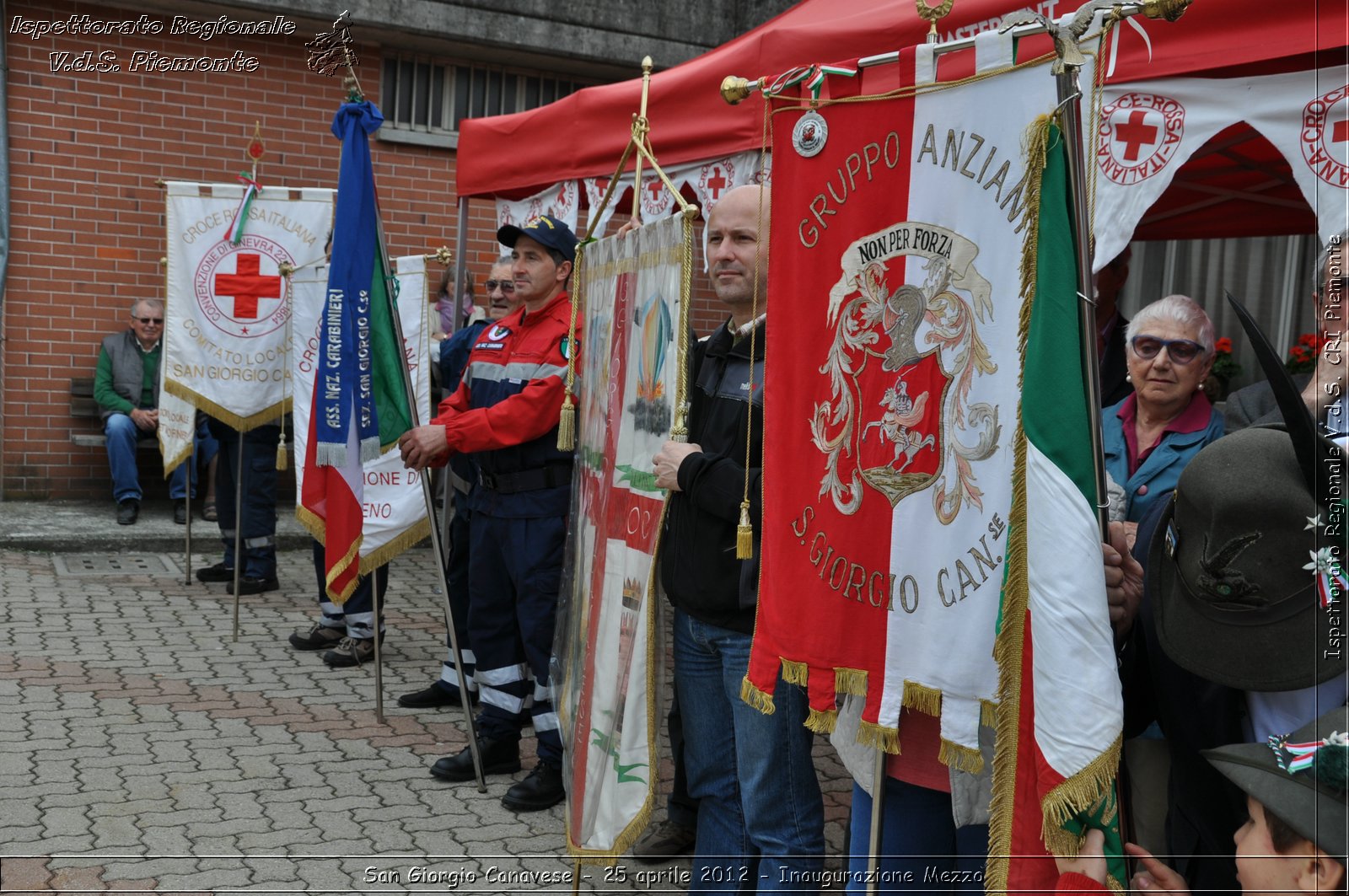 San Giorgio Canavese - 25 aprile 2012 - Inaugurazione Mezzo - Croce Rossa Italiana - Ispettorato Regionale Volontari del Soccorso Piemonte