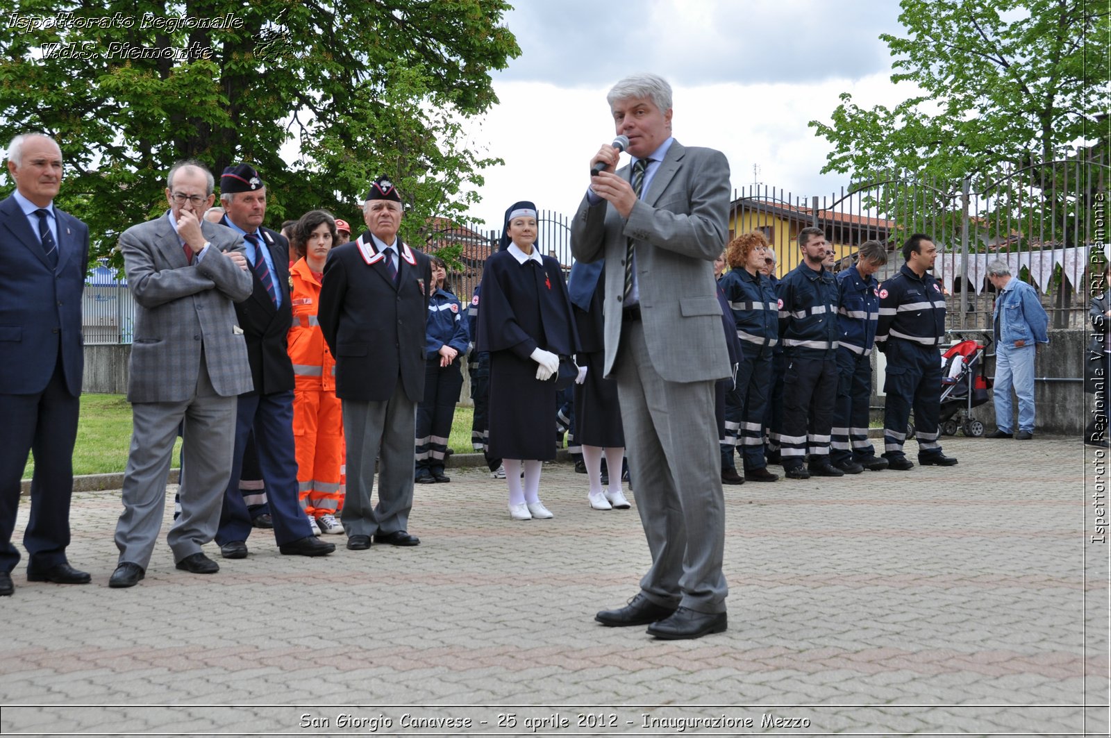 San Giorgio Canavese - 25 aprile 2012 - Inaugurazione Mezzo - Croce Rossa Italiana - Ispettorato Regionale Volontari del Soccorso Piemonte