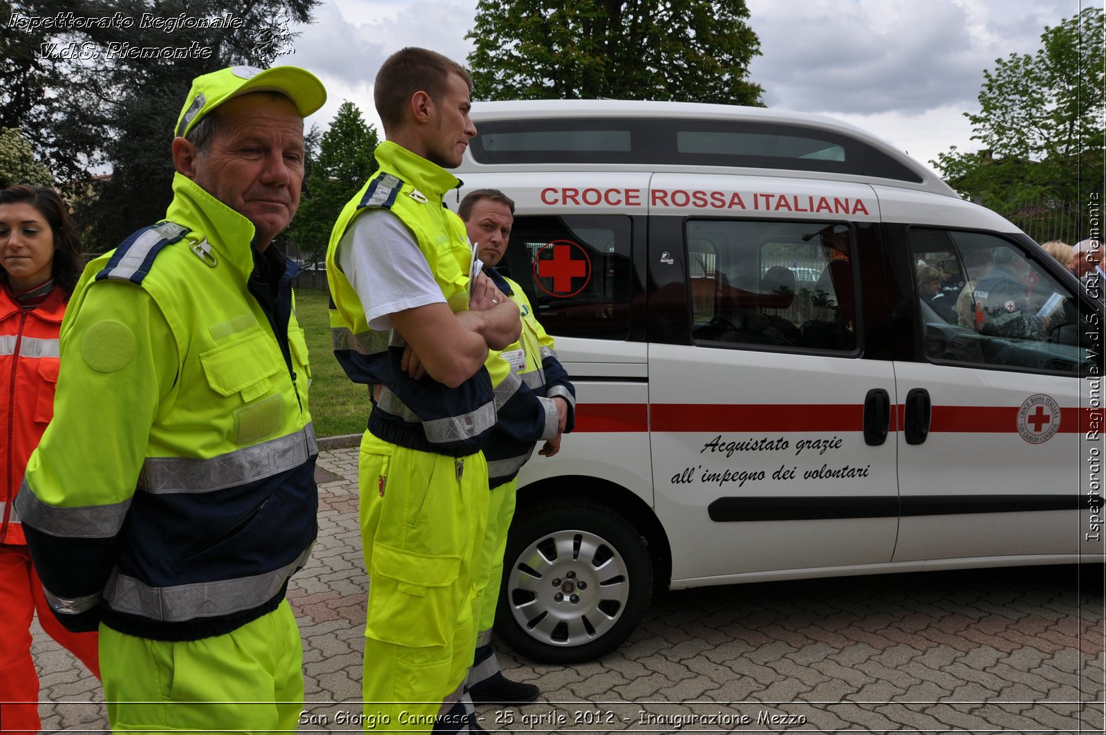 San Giorgio Canavese - 25 aprile 2012 - Inaugurazione Mezzo - Croce Rossa Italiana - Ispettorato Regionale Volontari del Soccorso Piemonte