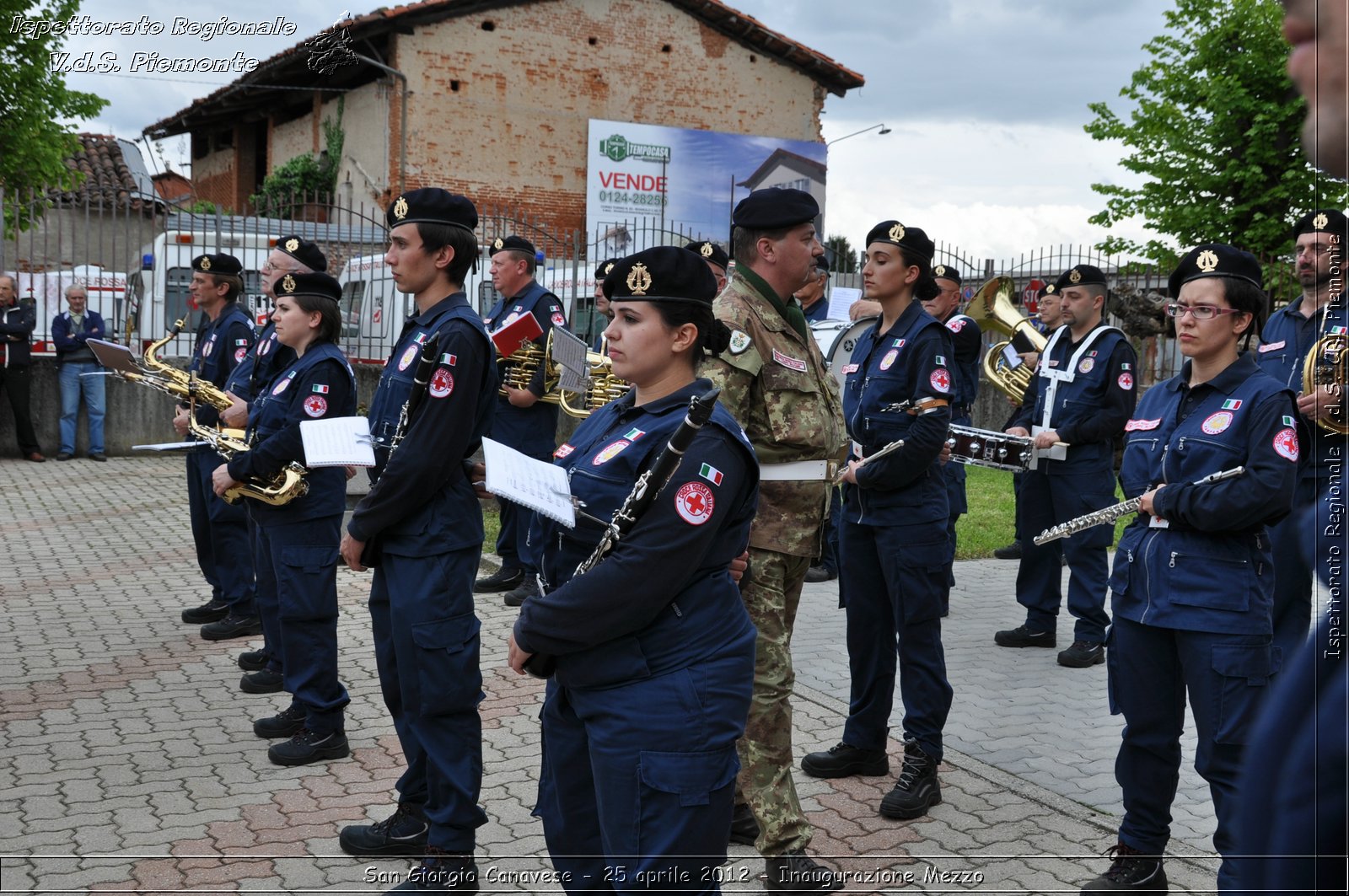 San Giorgio Canavese - 25 aprile 2012 - Inaugurazione Mezzo - Croce Rossa Italiana - Ispettorato Regionale Volontari del Soccorso Piemonte