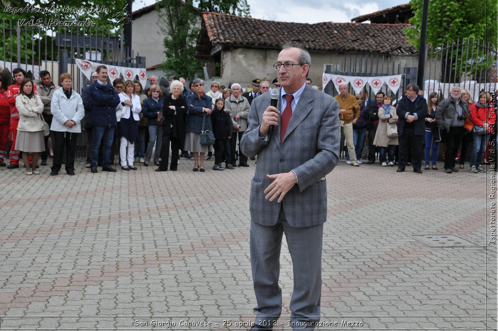 San Giorgio Canavese - 25 aprile 2012 - Inaugurazione Mezzo - Croce Rossa Italiana - Ispettorato Regionale Volontari del Soccorso Piemonte