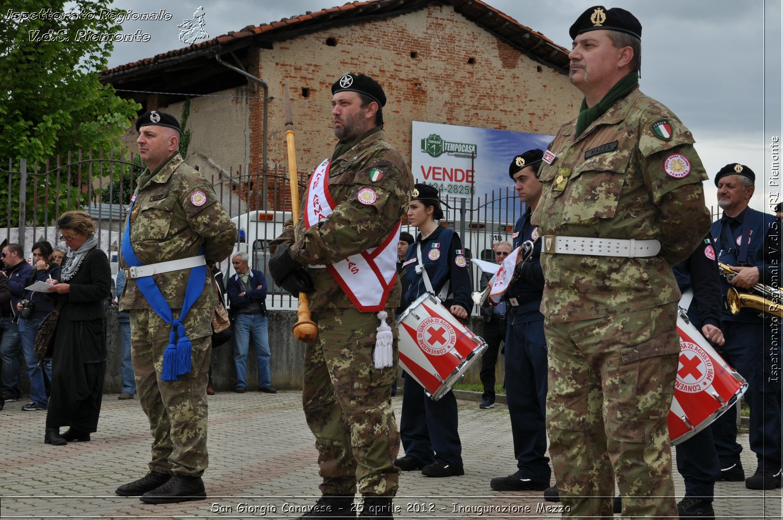 San Giorgio Canavese - 25 aprile 2012 - Inaugurazione Mezzo - Croce Rossa Italiana - Ispettorato Regionale Volontari del Soccorso Piemonte