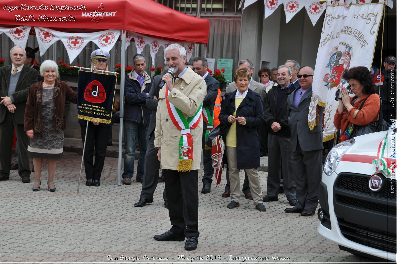 San Giorgio Canavese - 25 aprile 2012 - Inaugurazione Mezzo - Croce Rossa Italiana - Ispettorato Regionale Volontari del Soccorso Piemonte