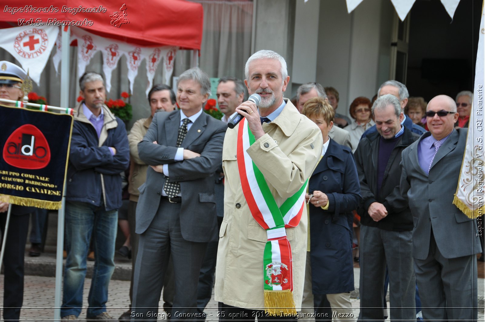 San Giorgio Canavese - 25 aprile 2012 - Inaugurazione Mezzo - Croce Rossa Italiana - Ispettorato Regionale Volontari del Soccorso Piemonte