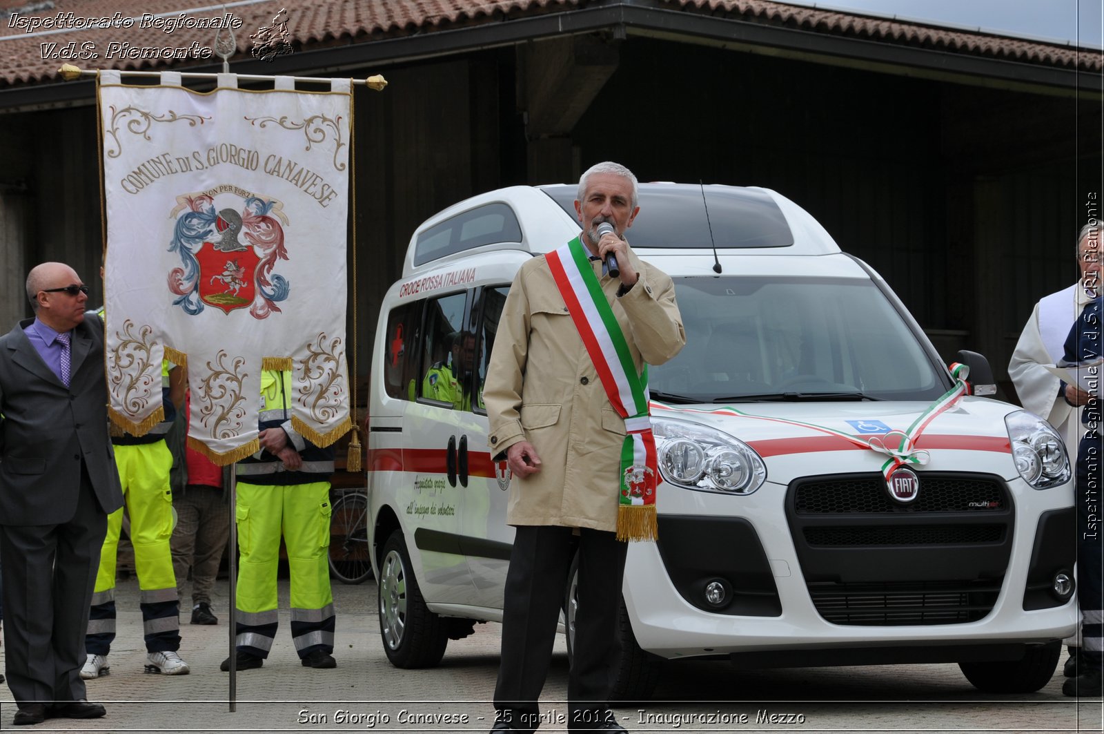 San Giorgio Canavese - 25 aprile 2012 - Inaugurazione Mezzo - Croce Rossa Italiana - Ispettorato Regionale Volontari del Soccorso Piemonte