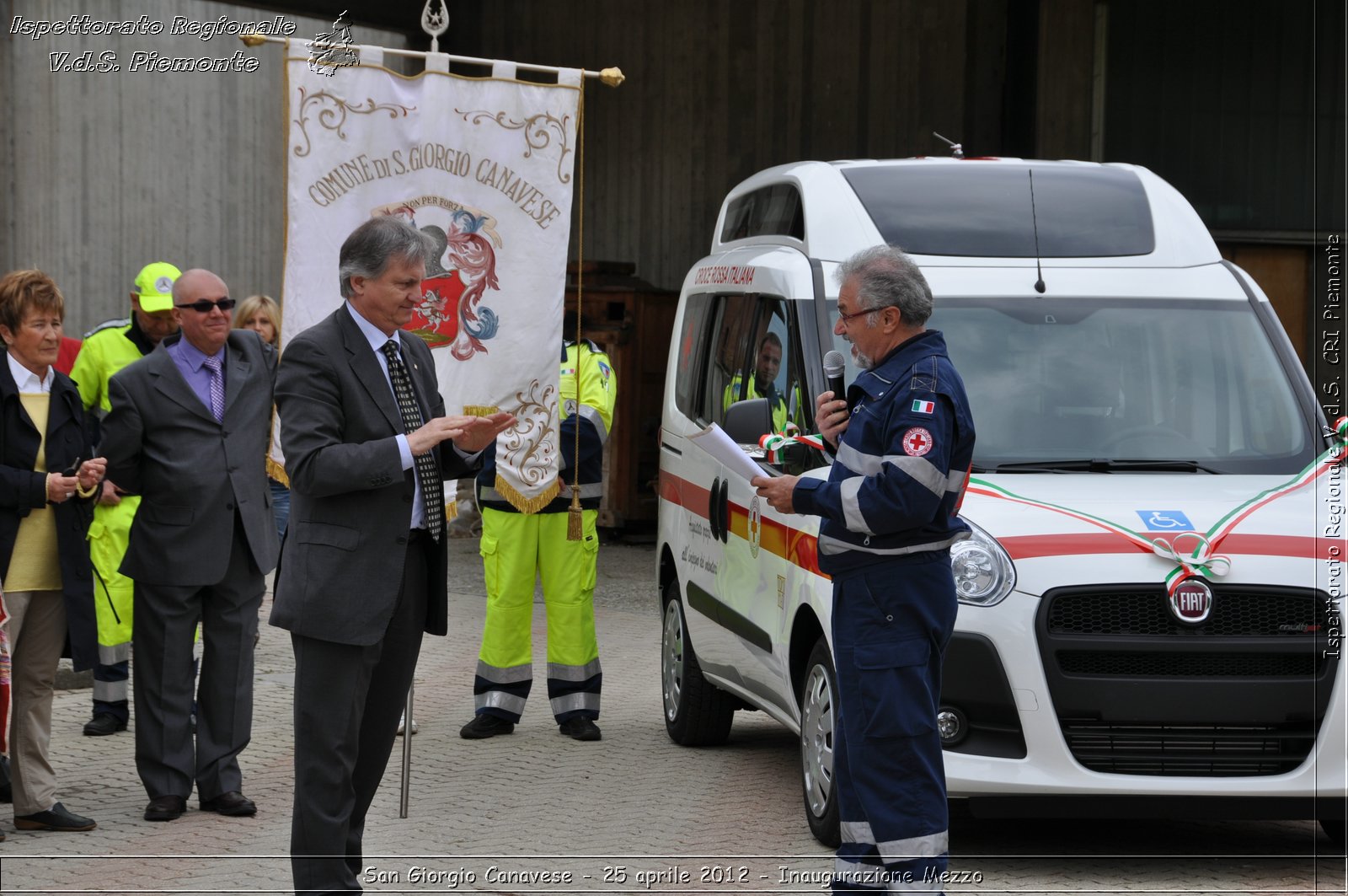 San Giorgio Canavese - 25 aprile 2012 - Inaugurazione Mezzo - Croce Rossa Italiana - Ispettorato Regionale Volontari del Soccorso Piemonte