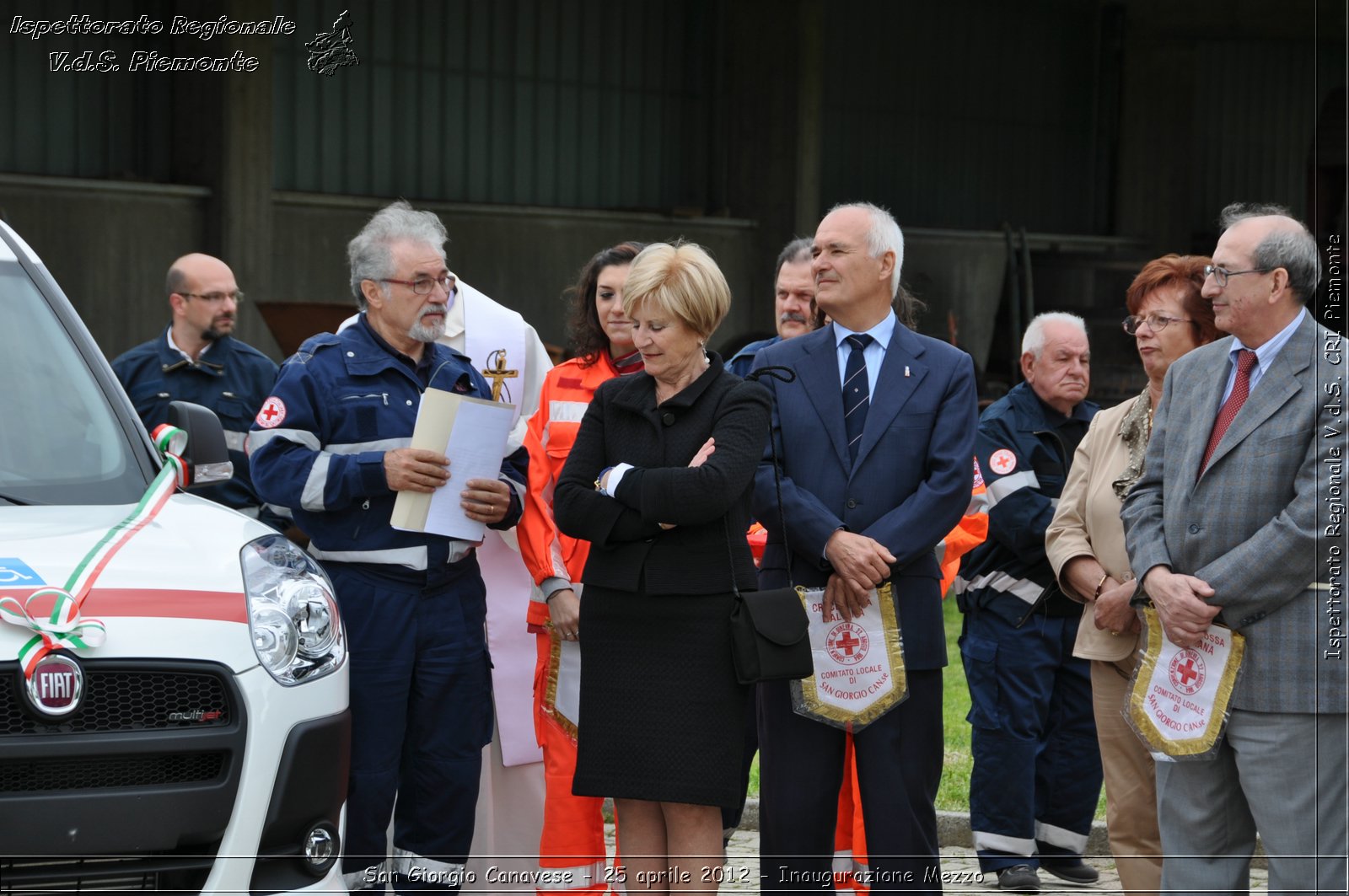 San Giorgio Canavese - 25 aprile 2012 - Inaugurazione Mezzo - Croce Rossa Italiana - Ispettorato Regionale Volontari del Soccorso Piemonte