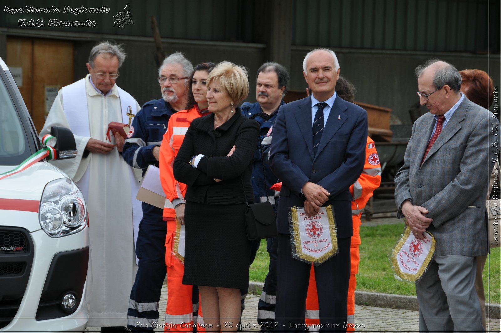 San Giorgio Canavese - 25 aprile 2012 - Inaugurazione Mezzo - Croce Rossa Italiana - Ispettorato Regionale Volontari del Soccorso Piemonte