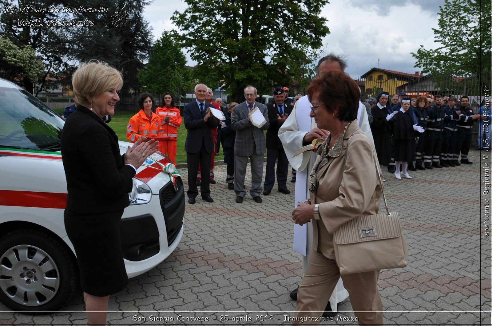 San Giorgio Canavese - 25 aprile 2012 - Inaugurazione Mezzo - Croce Rossa Italiana - Ispettorato Regionale Volontari del Soccorso Piemonte