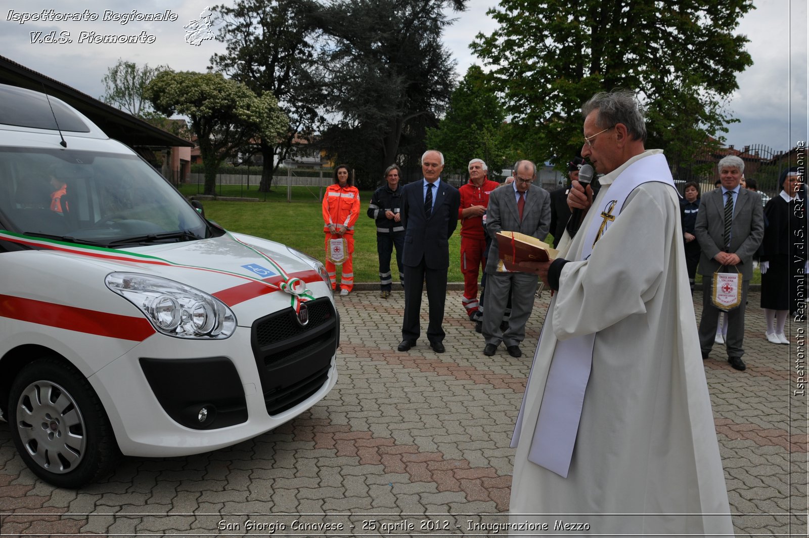 San Giorgio Canavese - 25 aprile 2012 - Inaugurazione Mezzo - Croce Rossa Italiana - Ispettorato Regionale Volontari del Soccorso Piemonte