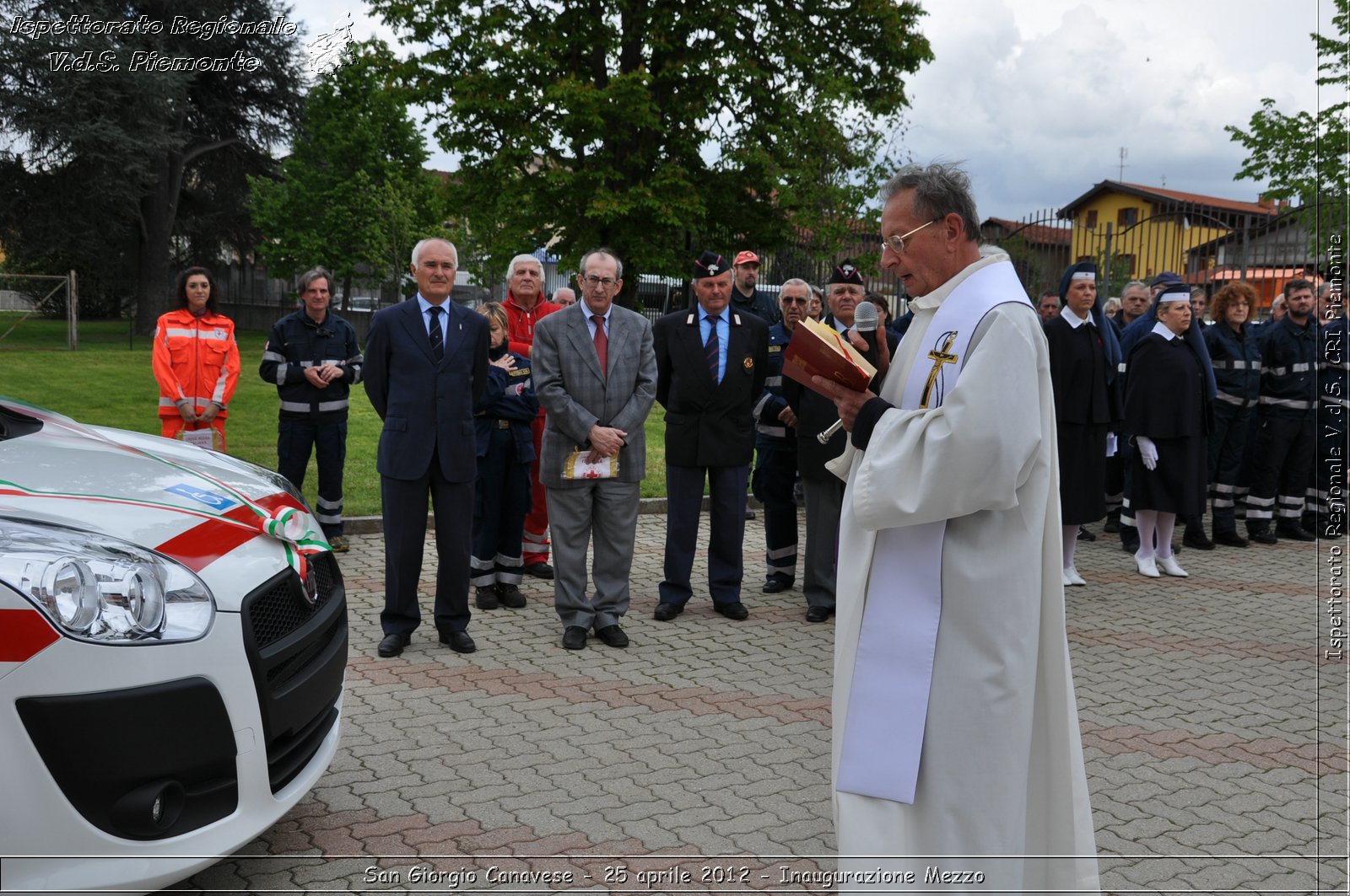 San Giorgio Canavese - 25 aprile 2012 - Inaugurazione Mezzo - Croce Rossa Italiana - Ispettorato Regionale Volontari del Soccorso Piemonte