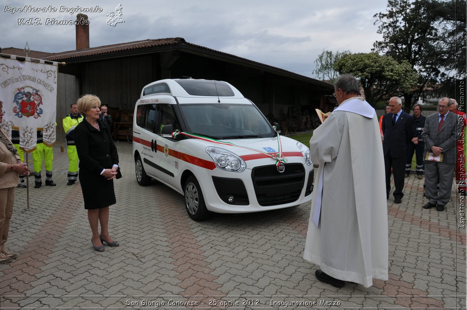 San Giorgio Canavese - 25 aprile 2012 - Inaugurazione Mezzo - Croce Rossa Italiana - Ispettorato Regionale Volontari del Soccorso Piemonte