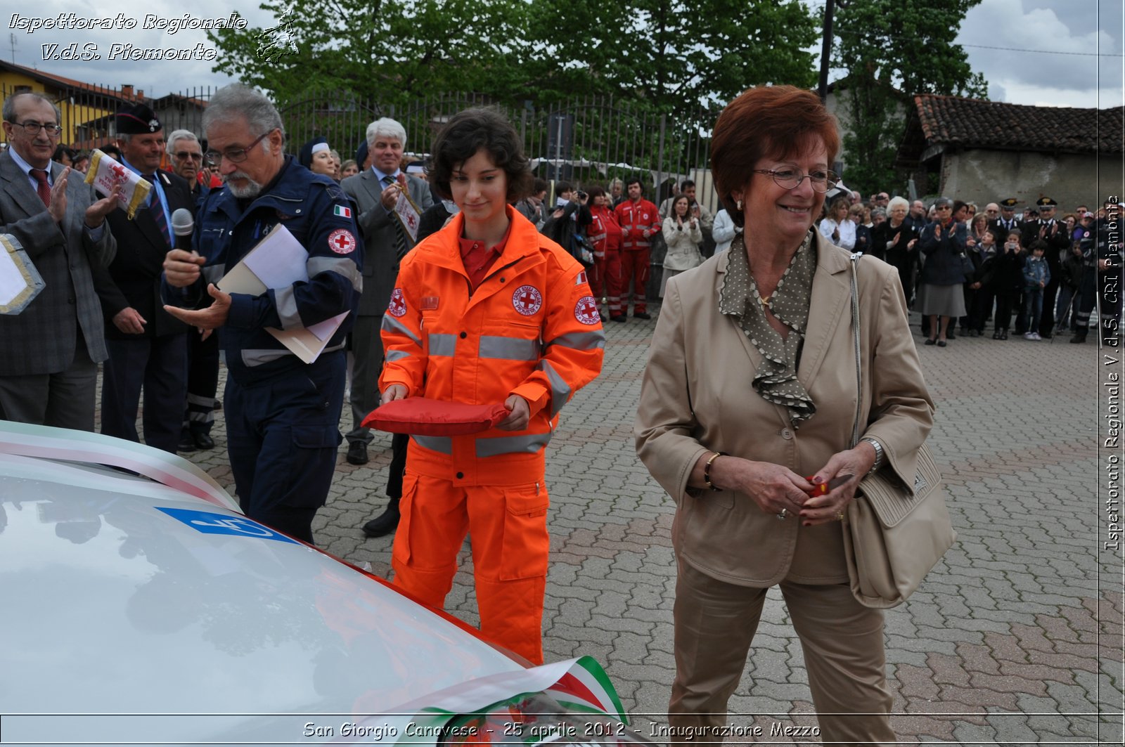 San Giorgio Canavese - 25 aprile 2012 - Inaugurazione Mezzo - Croce Rossa Italiana - Ispettorato Regionale Volontari del Soccorso Piemonte