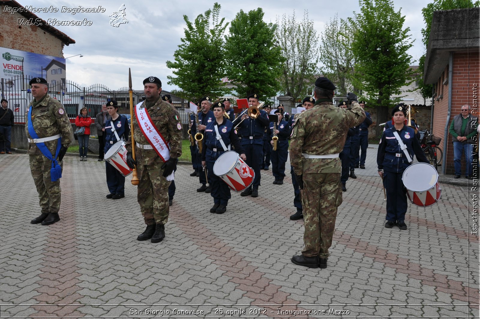 San Giorgio Canavese - 25 aprile 2012 - Inaugurazione Mezzo - Croce Rossa Italiana - Ispettorato Regionale Volontari del Soccorso Piemonte