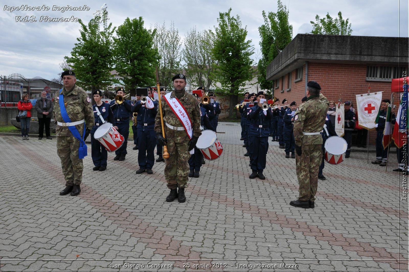 San Giorgio Canavese - 25 aprile 2012 - Inaugurazione Mezzo - Croce Rossa Italiana - Ispettorato Regionale Volontari del Soccorso Piemonte