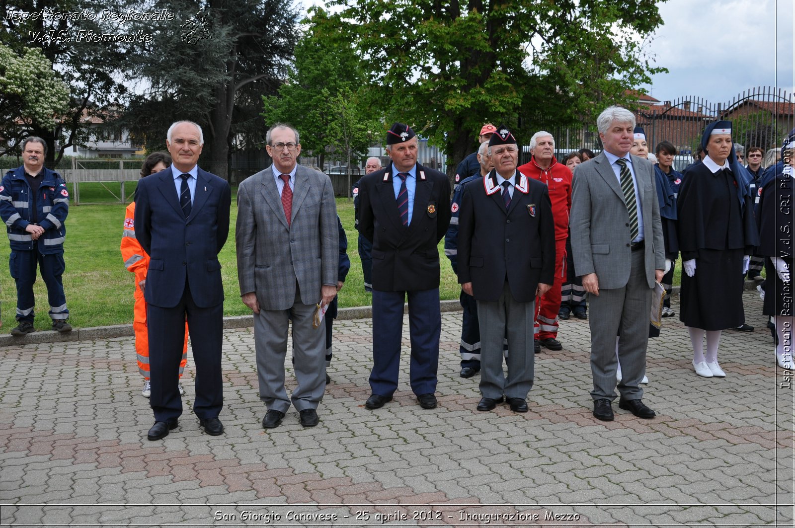 San Giorgio Canavese - 25 aprile 2012 - Inaugurazione Mezzo - Croce Rossa Italiana - Ispettorato Regionale Volontari del Soccorso Piemonte