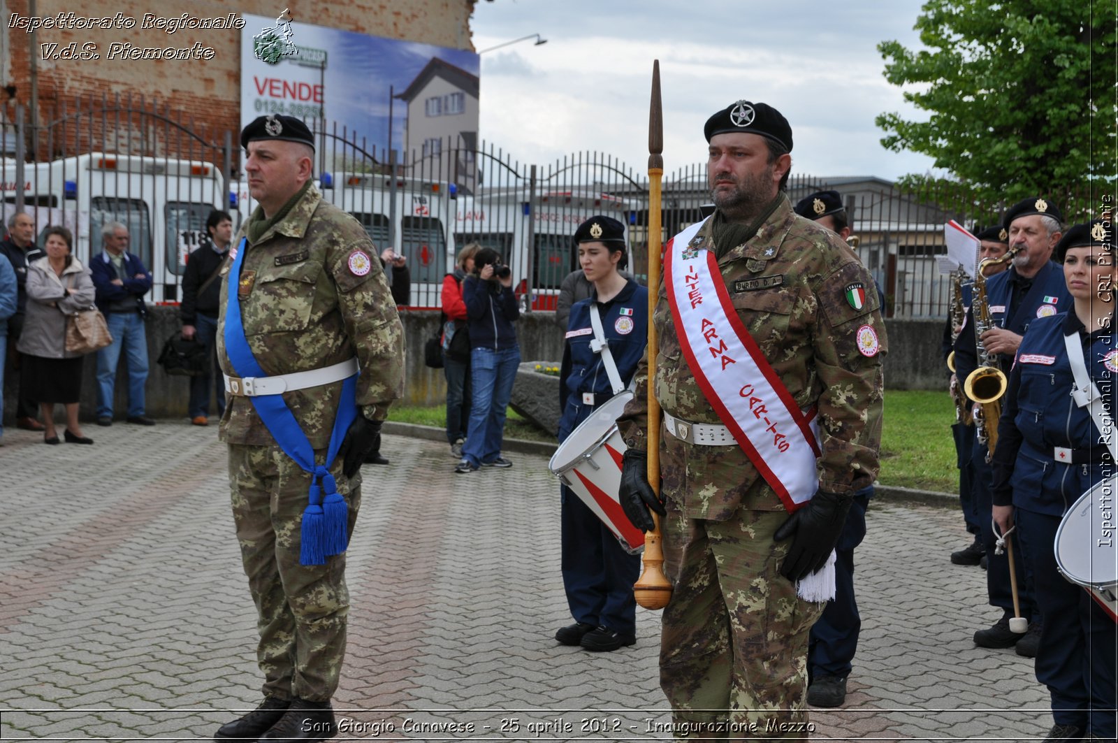 San Giorgio Canavese - 25 aprile 2012 - Inaugurazione Mezzo - Croce Rossa Italiana - Ispettorato Regionale Volontari del Soccorso Piemonte