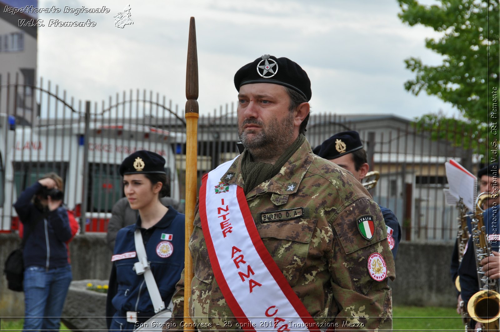 San Giorgio Canavese - 25 aprile 2012 - Inaugurazione Mezzo - Croce Rossa Italiana - Ispettorato Regionale Volontari del Soccorso Piemonte