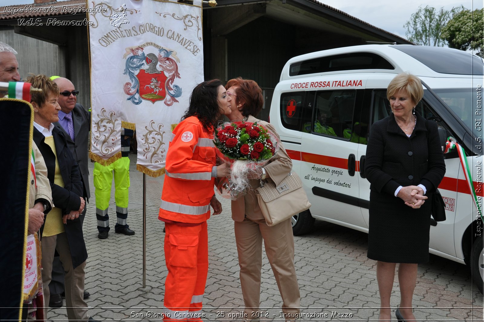 San Giorgio Canavese - 25 aprile 2012 - Inaugurazione Mezzo - Croce Rossa Italiana - Ispettorato Regionale Volontari del Soccorso Piemonte