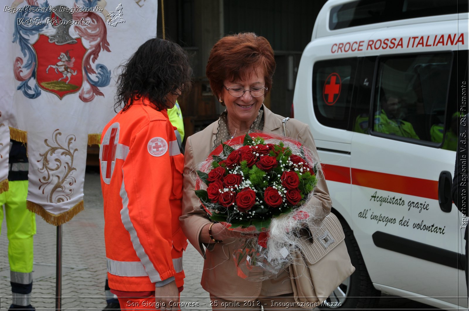 San Giorgio Canavese - 25 aprile 2012 - Inaugurazione Mezzo - Croce Rossa Italiana - Ispettorato Regionale Volontari del Soccorso Piemonte