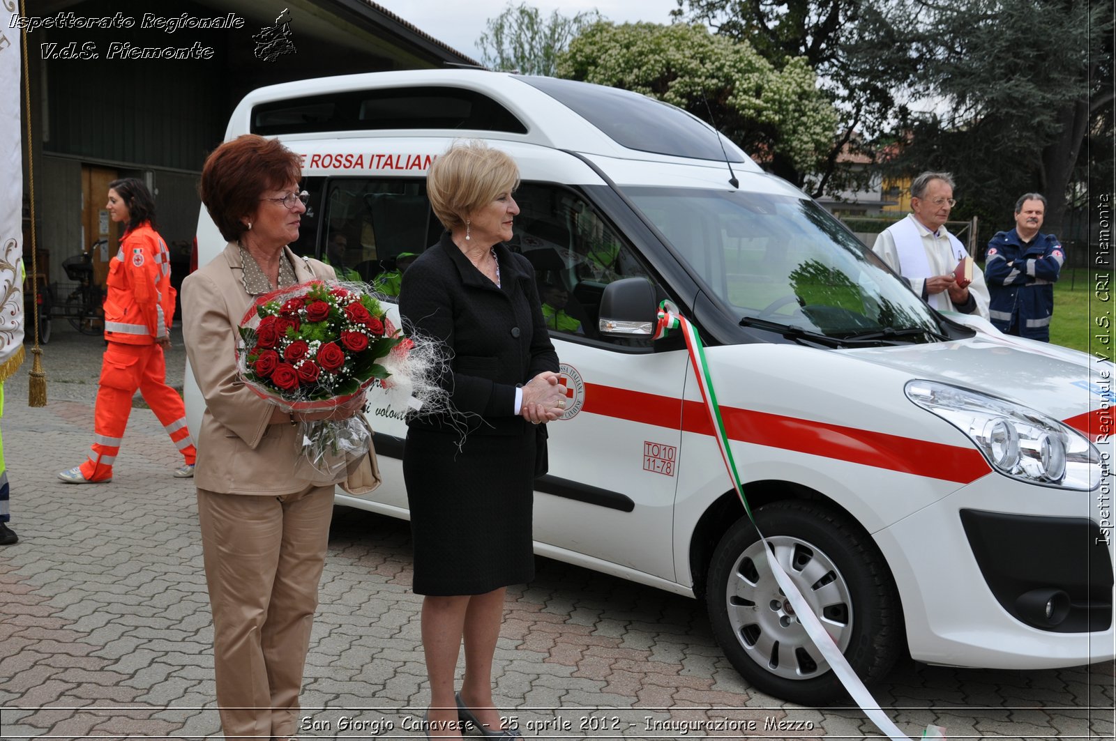 San Giorgio Canavese - 25 aprile 2012 - Inaugurazione Mezzo - Croce Rossa Italiana - Ispettorato Regionale Volontari del Soccorso Piemonte