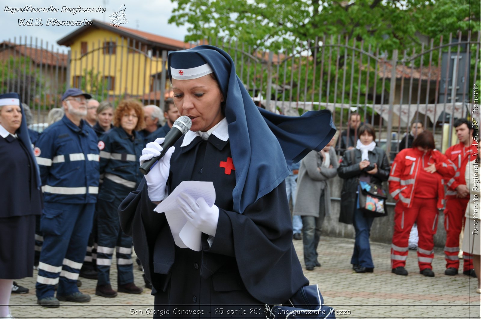 San Giorgio Canavese - 25 aprile 2012 - Inaugurazione Mezzo - Croce Rossa Italiana - Ispettorato Regionale Volontari del Soccorso Piemonte