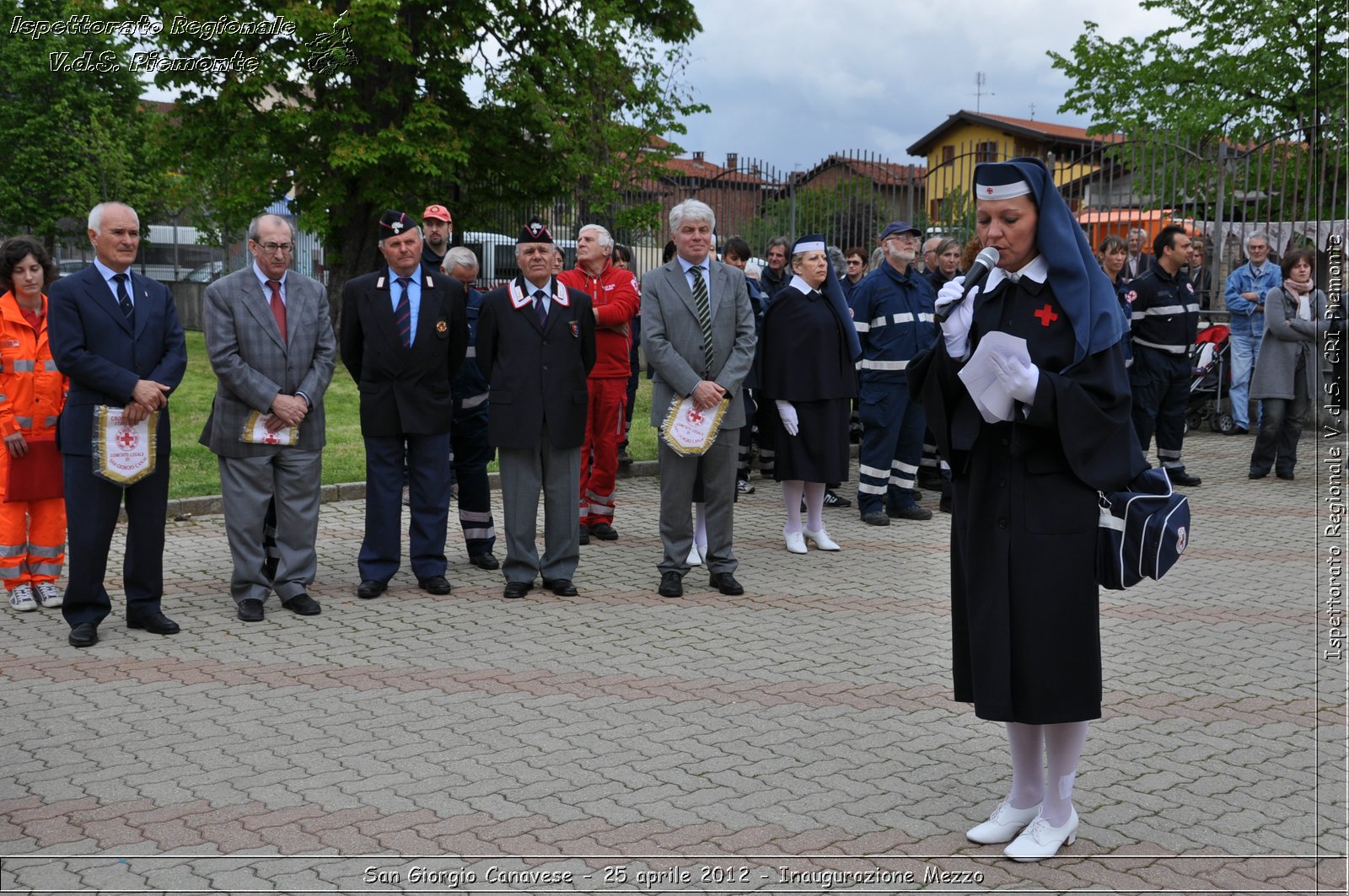 San Giorgio Canavese - 25 aprile 2012 - Inaugurazione Mezzo - Croce Rossa Italiana - Ispettorato Regionale Volontari del Soccorso Piemonte