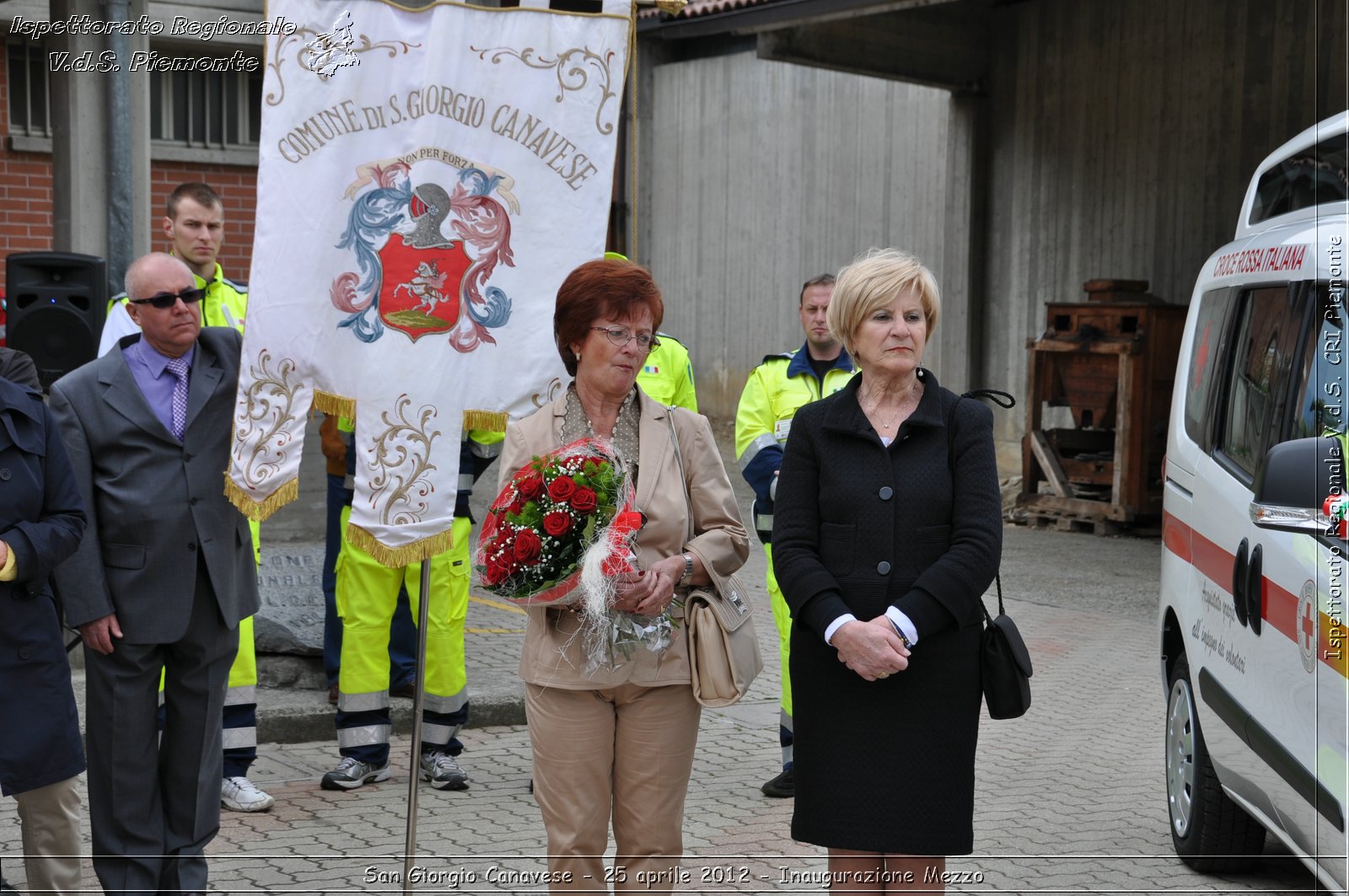 San Giorgio Canavese - 25 aprile 2012 - Inaugurazione Mezzo - Croce Rossa Italiana - Ispettorato Regionale Volontari del Soccorso Piemonte