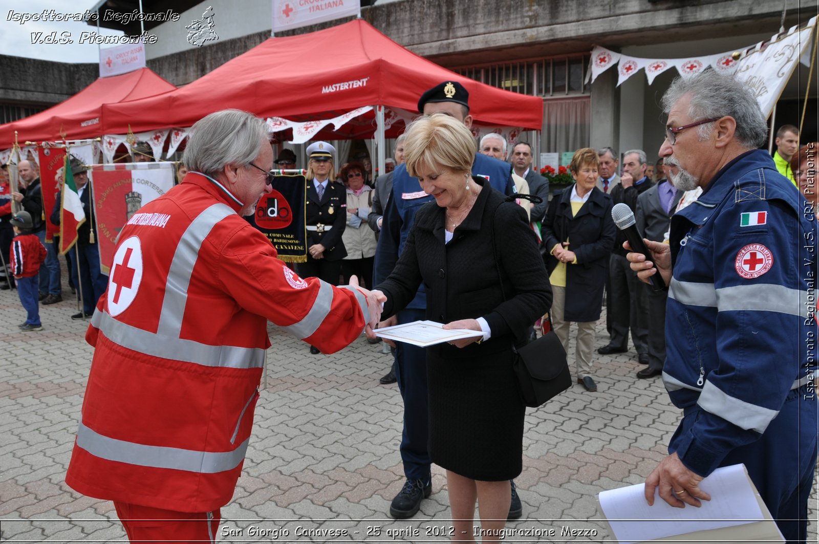 San Giorgio Canavese - 25 aprile 2012 - Inaugurazione Mezzo - Croce Rossa Italiana - Ispettorato Regionale Volontari del Soccorso Piemonte