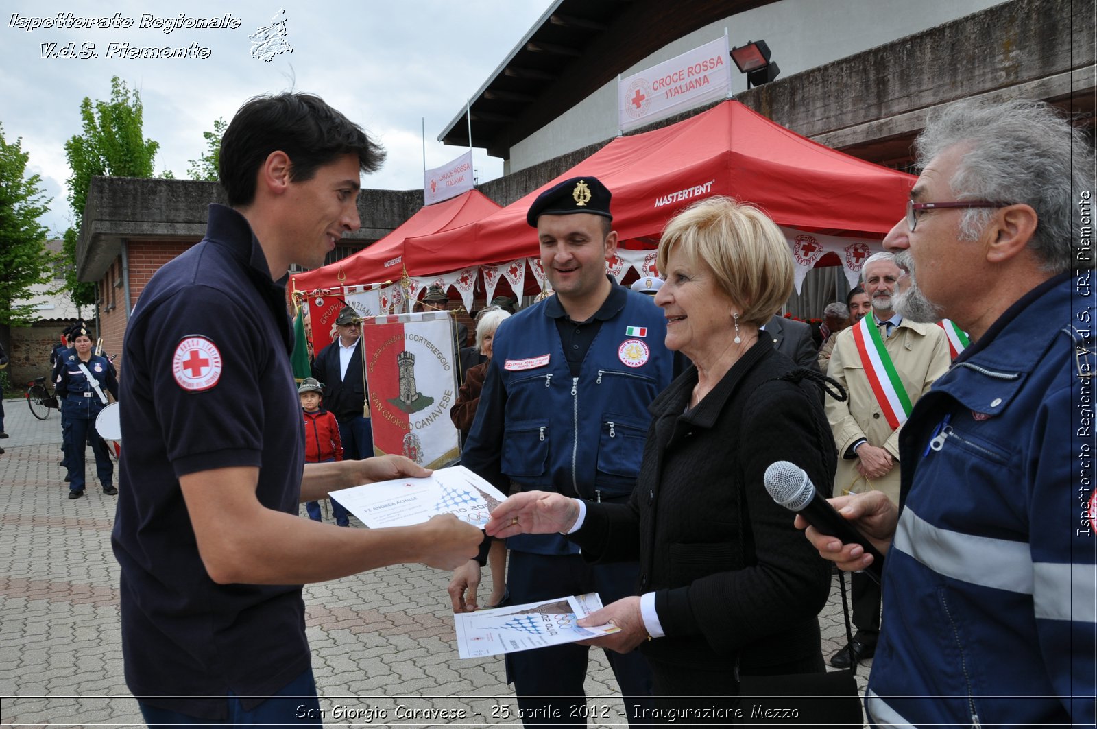 San Giorgio Canavese - 25 aprile 2012 - Inaugurazione Mezzo - Croce Rossa Italiana - Ispettorato Regionale Volontari del Soccorso Piemonte