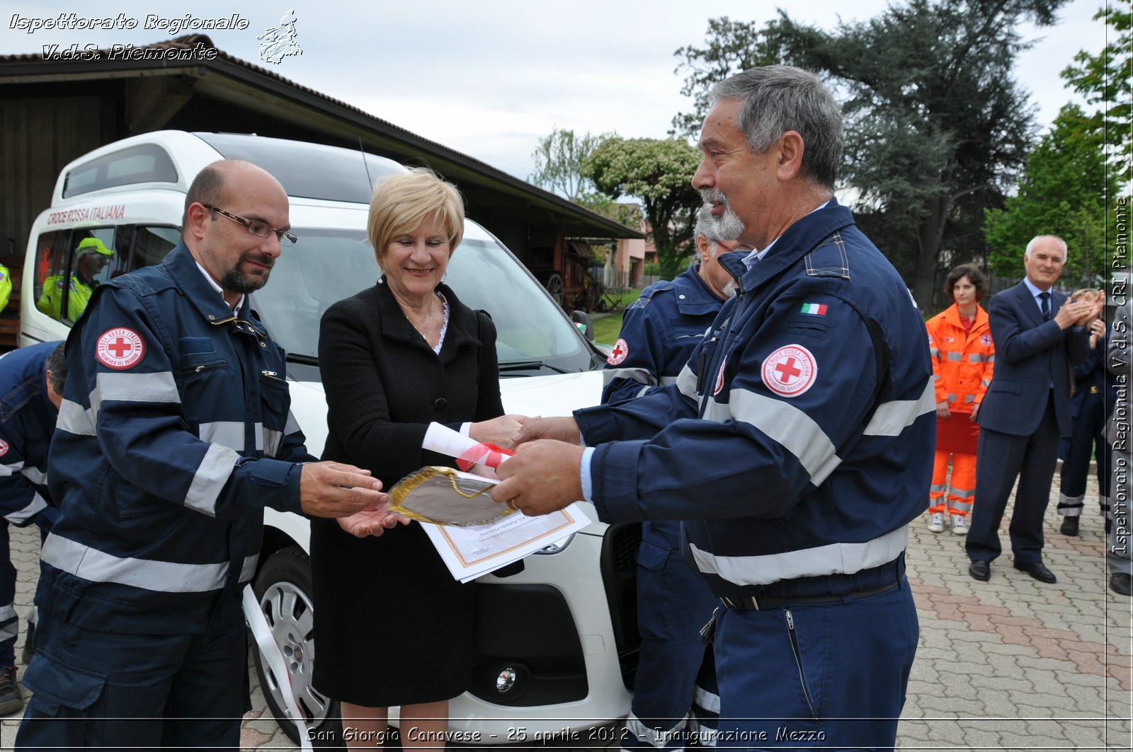 San Giorgio Canavese - 25 aprile 2012 - Inaugurazione Mezzo - Croce Rossa Italiana - Ispettorato Regionale Volontari del Soccorso Piemonte