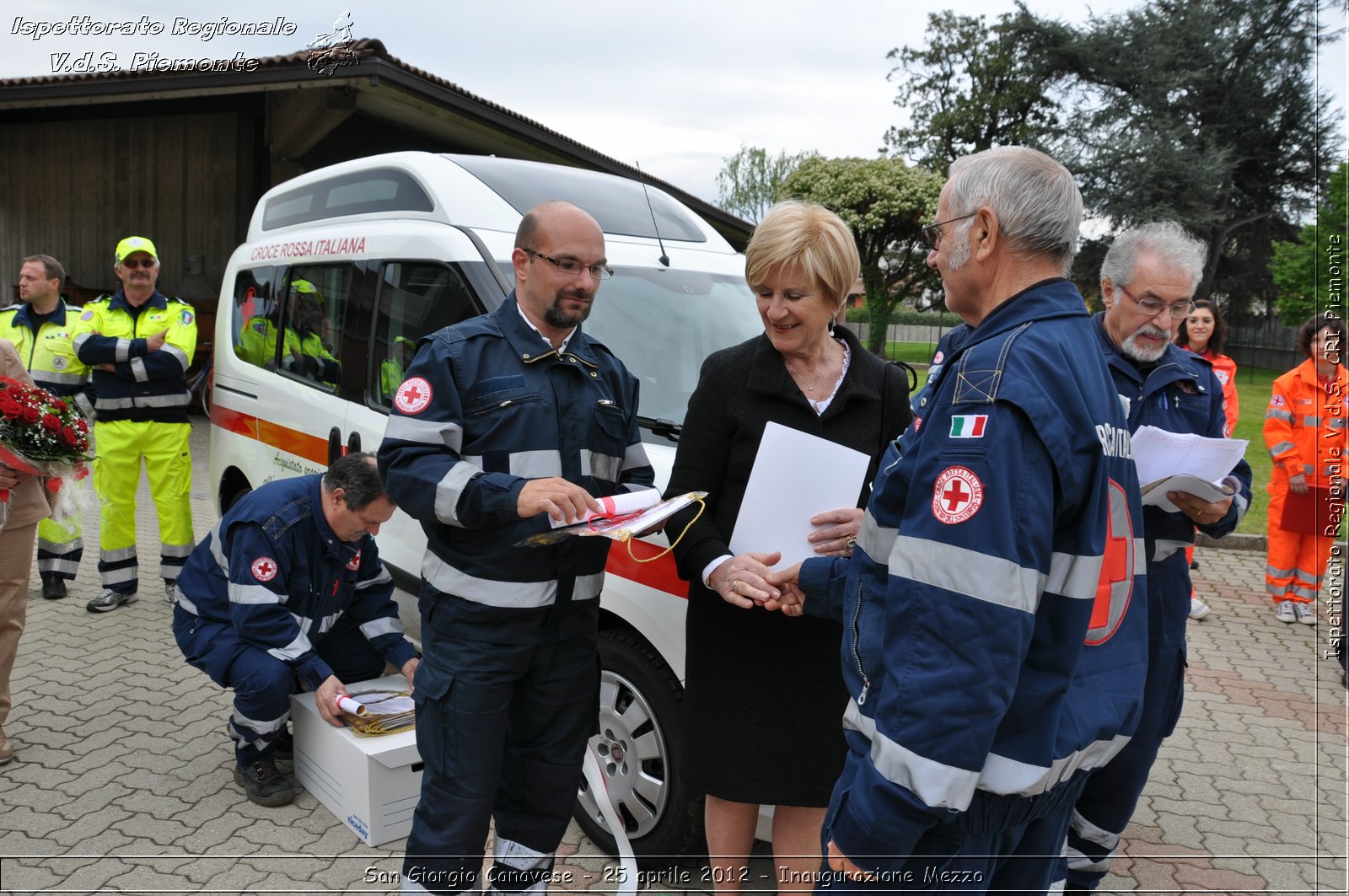 San Giorgio Canavese - 25 aprile 2012 - Inaugurazione Mezzo - Croce Rossa Italiana - Ispettorato Regionale Volontari del Soccorso Piemonte