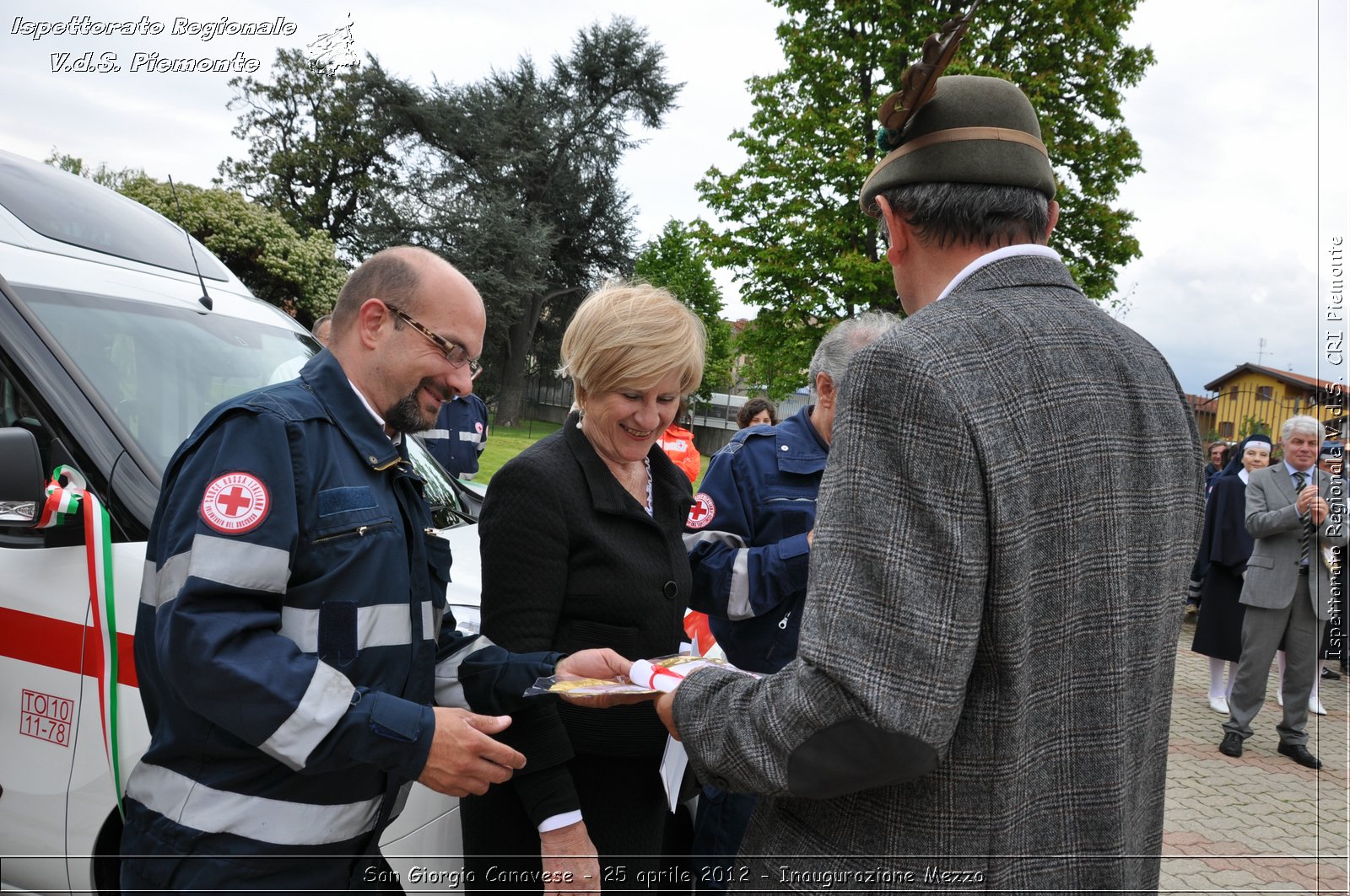 San Giorgio Canavese - 25 aprile 2012 - Inaugurazione Mezzo - Croce Rossa Italiana - Ispettorato Regionale Volontari del Soccorso Piemonte