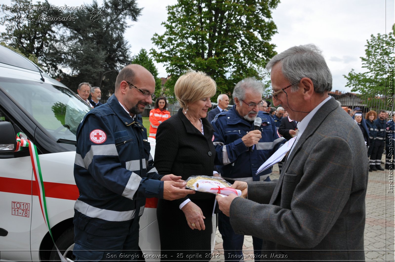 San Giorgio Canavese - 25 aprile 2012 - Inaugurazione Mezzo - Croce Rossa Italiana - Ispettorato Regionale Volontari del Soccorso Piemonte